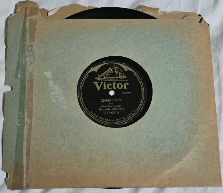 1920's - 1930's Victor 10" 78 RPM Shellac Record (Catalog 73193)