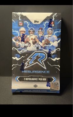 2025 Topps Resurgence NFL Trading Cards Hobby Box