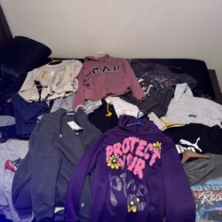 clothes (hoodies,shirts,sweats)