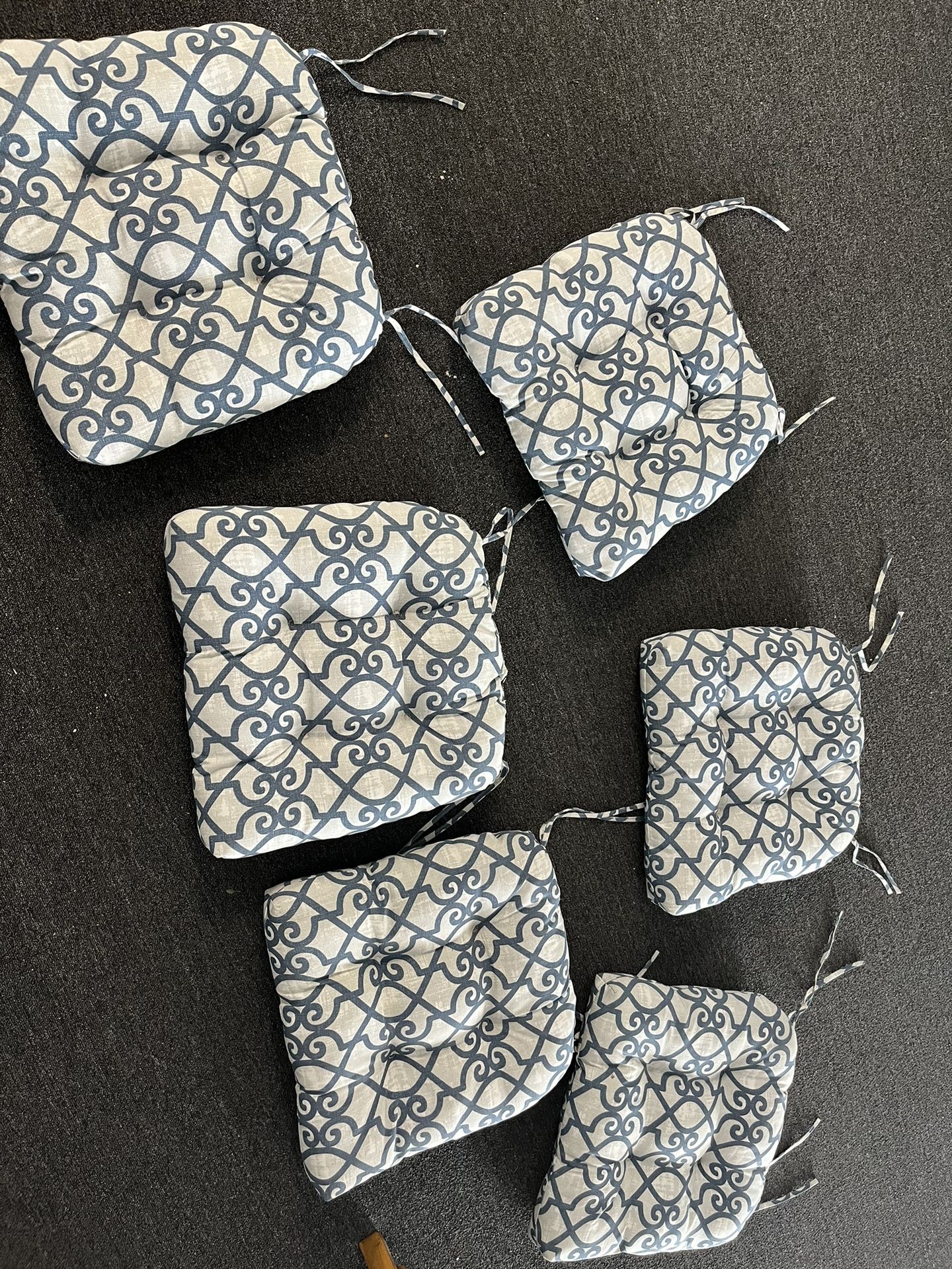 Set Of 6 Patio Chair Cushions