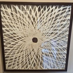 World Market Glass Framed Tapestry Art