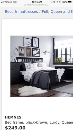 HEMNES Bed frame with slates for SALE!