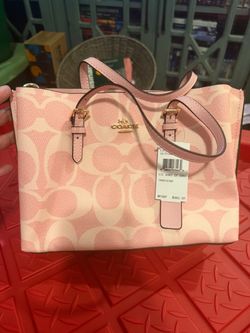 Small pink coach bag