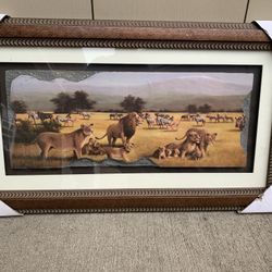 Safari Scene Print -NWT