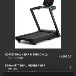 Nordictrack Treadmill With Mat And Accessory Kit