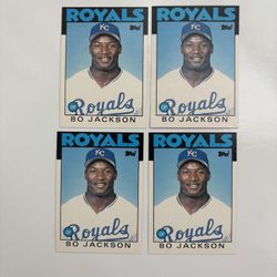 Bo Jackson 1986 Topps Traded Rookie Baseball Cards
