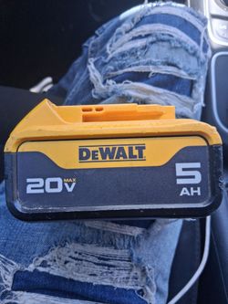 DEWALT 20V MAX 5AH Single Battery