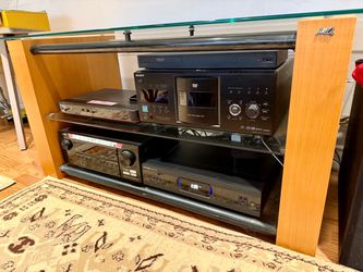 Free Premium Bell'O Media Console 40.5"L x 20.5"W x 24.5"H