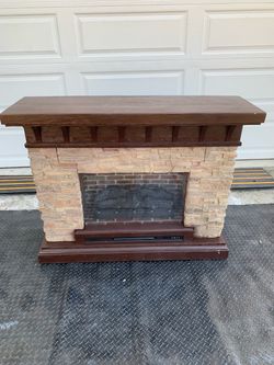 Allen+roth 53in fireplace