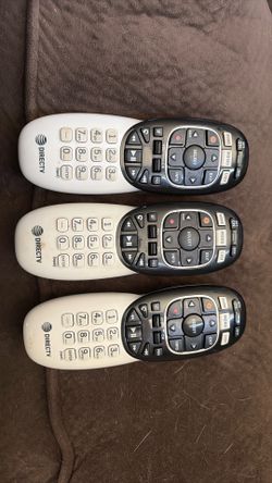Direct tv remotes, main box and two other boxes