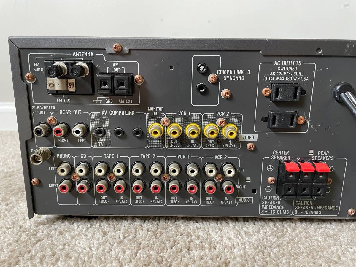 JVC RX-815V 5.1 Home Theater Surround Receiver