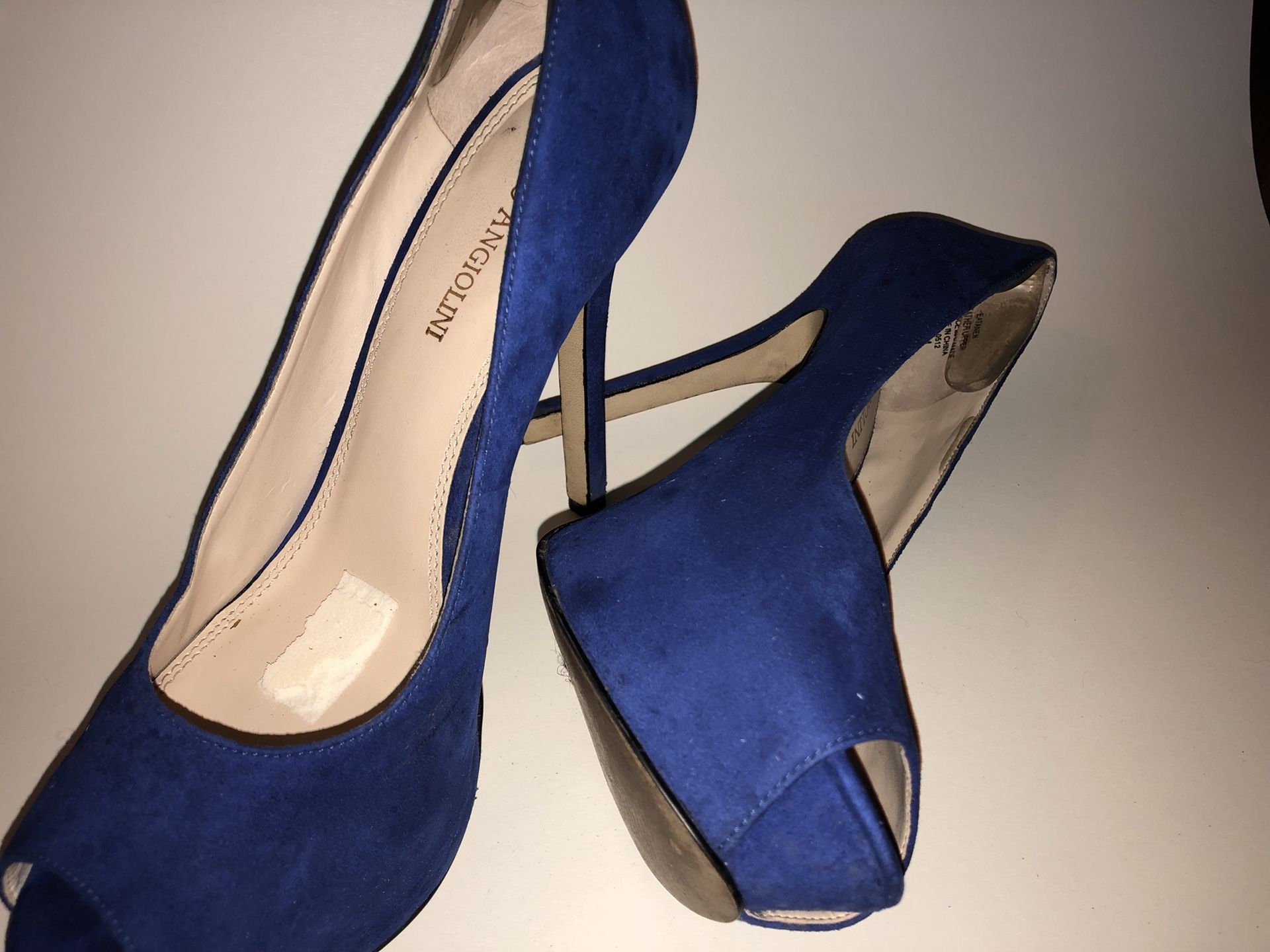 Enzo Angiolini blue high heels -$20