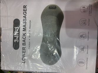 New 3-in-1 Lower Back Massager – Heat, Vibration & Airbag Support