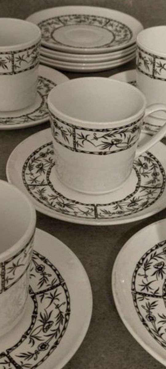 Corningware Mugs And Saucers