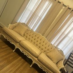 Sofa W/ Matching Chair + Free Pillows