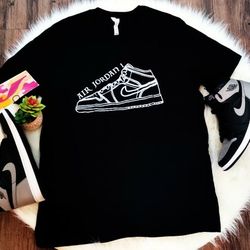 Nike Air Jordan 1 Shadow Custom Shirt AJ1