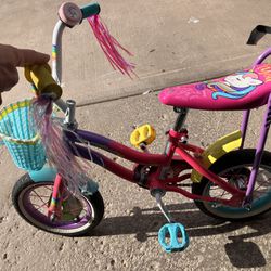 Girls 12” Bike Unicorn Little Miss Matched 