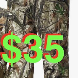 Hunting for Men Silent Waterproof Hunting  Adjustable Bibs, Safety Strap Compatible (XL)