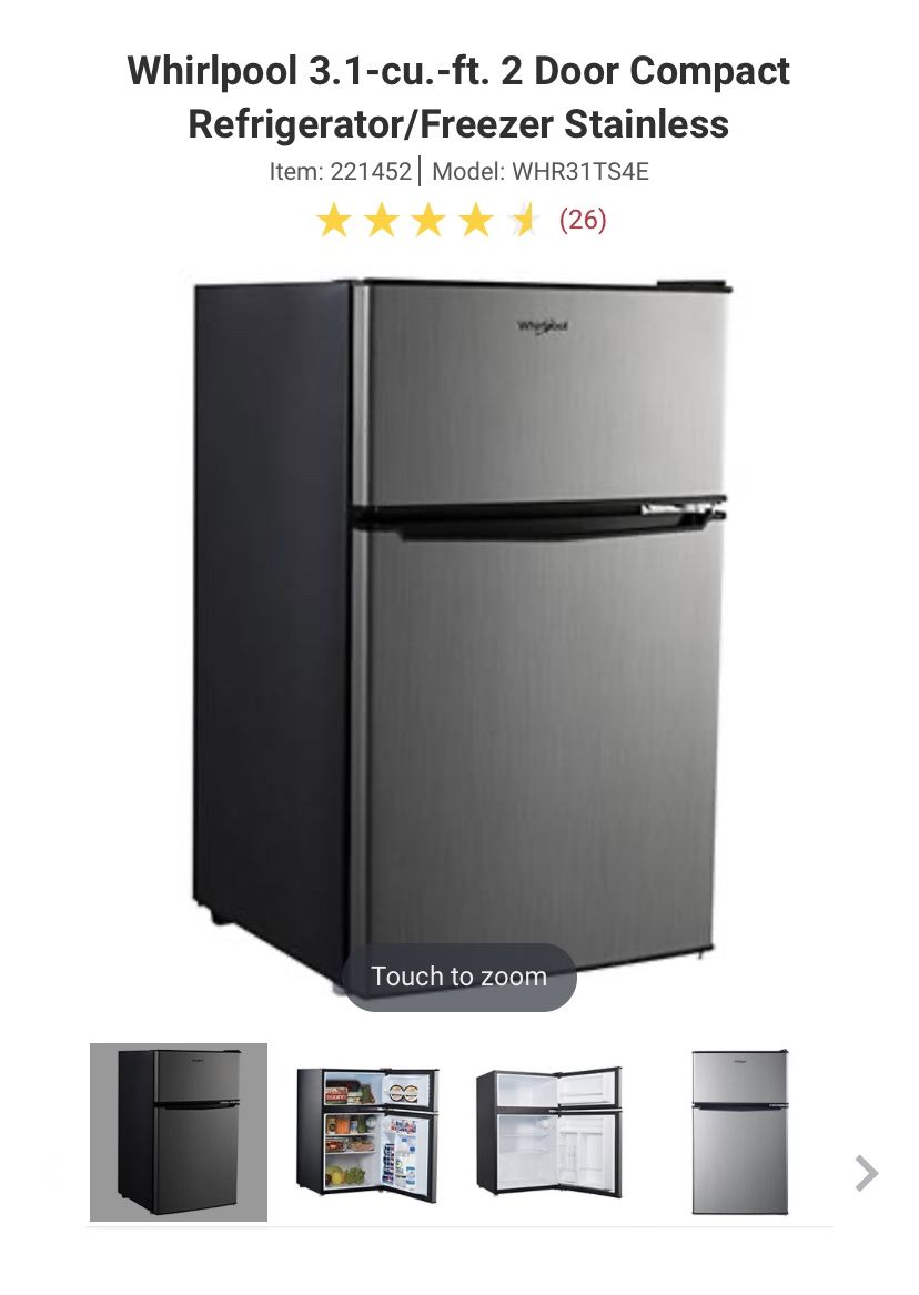 Whirlpool Mini Fridge