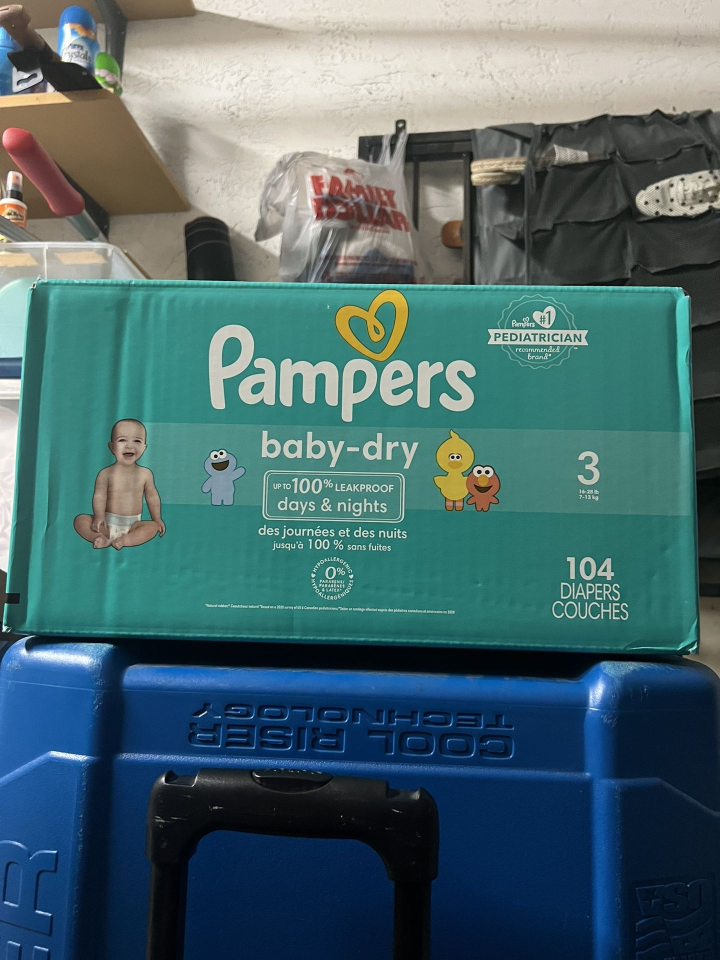 Pampers Size 3 -104ct Baby-Dry