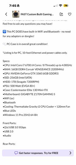 Gaming Pc