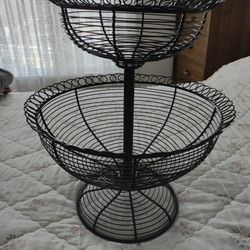 Like New. Large And Tall Tiered Produce/ Fruit Stand