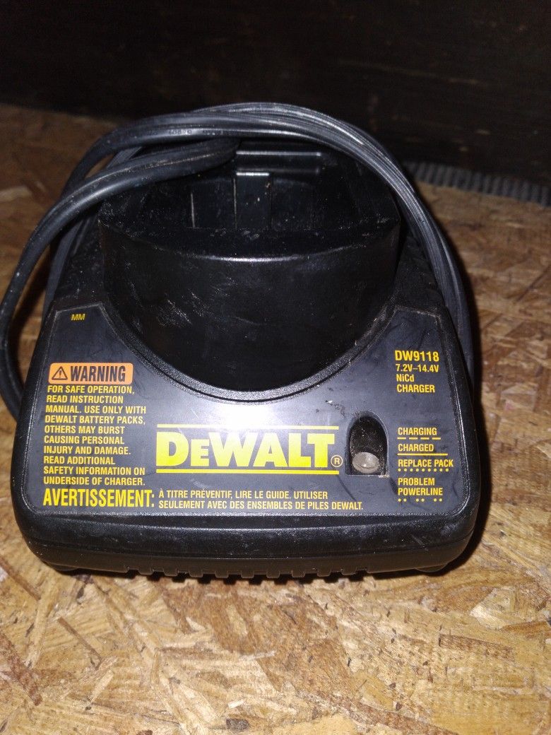 (3) DIFFERENT TYPES OF DEWALT BATTERY CHARGERS