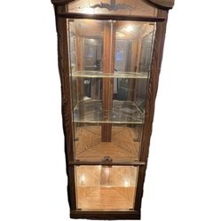 Corner Light Up Curio Cabinet