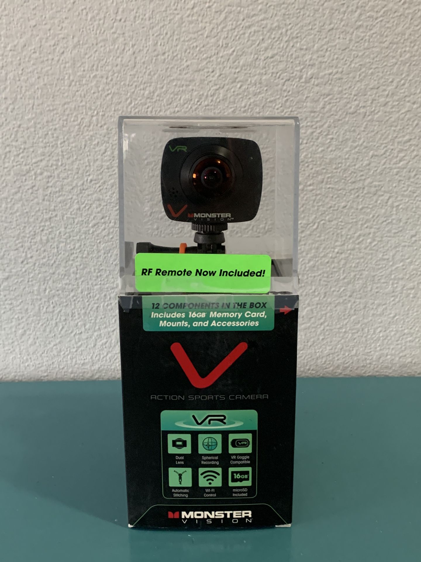 Monster Digital Monster Vision Sports 360 Action Sport Camera (CAMVR-0360-A)