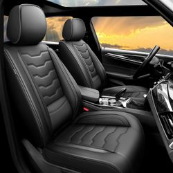 Hyundai Tucson 2012-2026, Car Seat Covers PU Leather,  *Full Set* Black