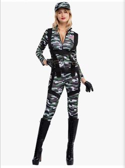 Women's Paratrooper Costume, size XXL