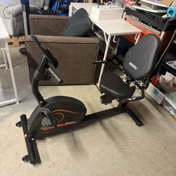 Recumbent Exercise Bike for Home, Stationary Bikes with Adjust Seat,Exercise Bike for Seniors,Home Magnetic Recumbent Bike with 300LB Capacity & 8-lev