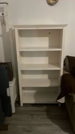 Librero, blanco, 4 espacios y el top