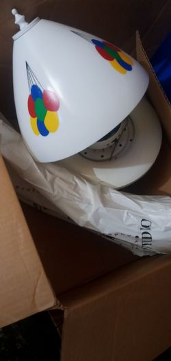 Children Ceiling Fan With Light Set Up New Condition