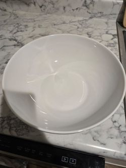 Crate & Barrel and Simple Dining White Serving Bowls