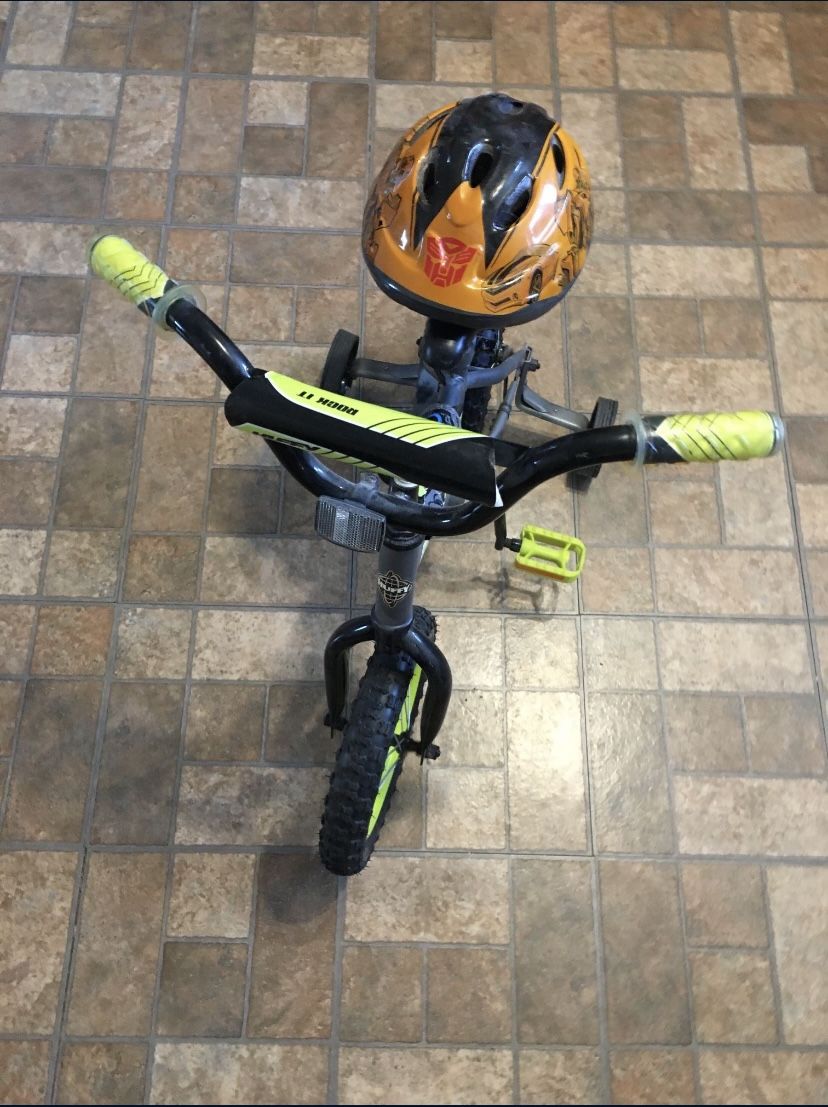 Huffy Tricycle And Helmet