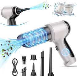 Car Vacuum Cleaner, 15000Pa Handheld Cordless Rechargeable Wet & Dry Vacuum, 120W High Power for Car, Pet, Home, Office Cleaning