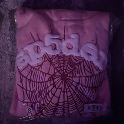 Sp5der OG Web Hoodie ‘pink’