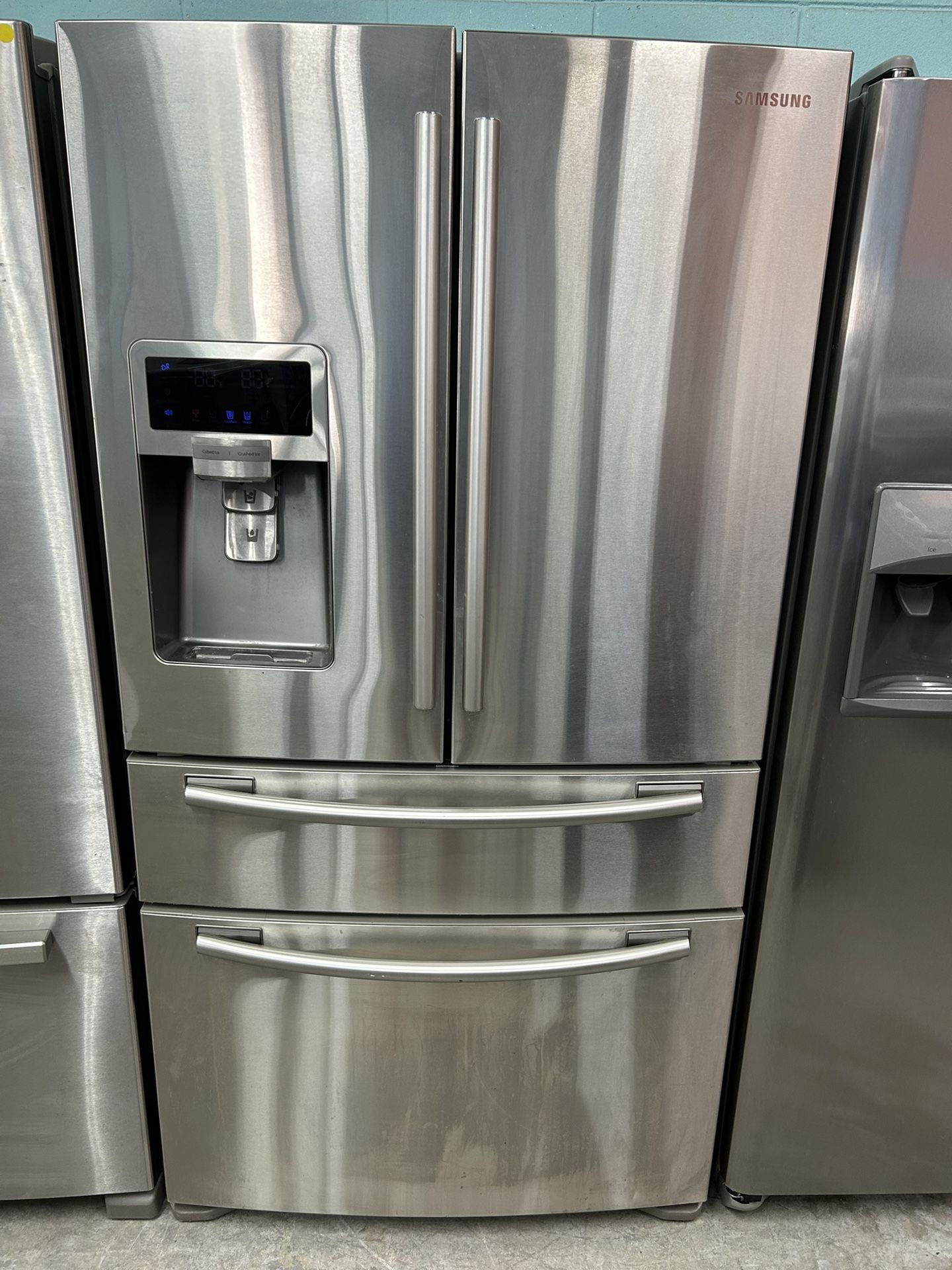 4 Door Stainless French Door Refrigerator