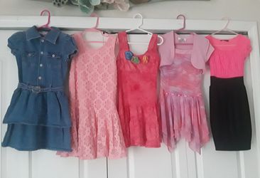 Girls dresses size 5 lot