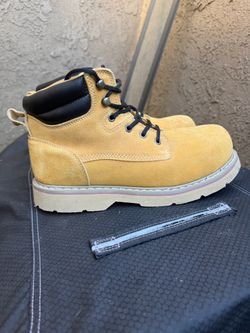 6" Steel Toe Work Boots ( size 10 men’s )