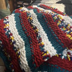 Hand Made Chunky Blanket