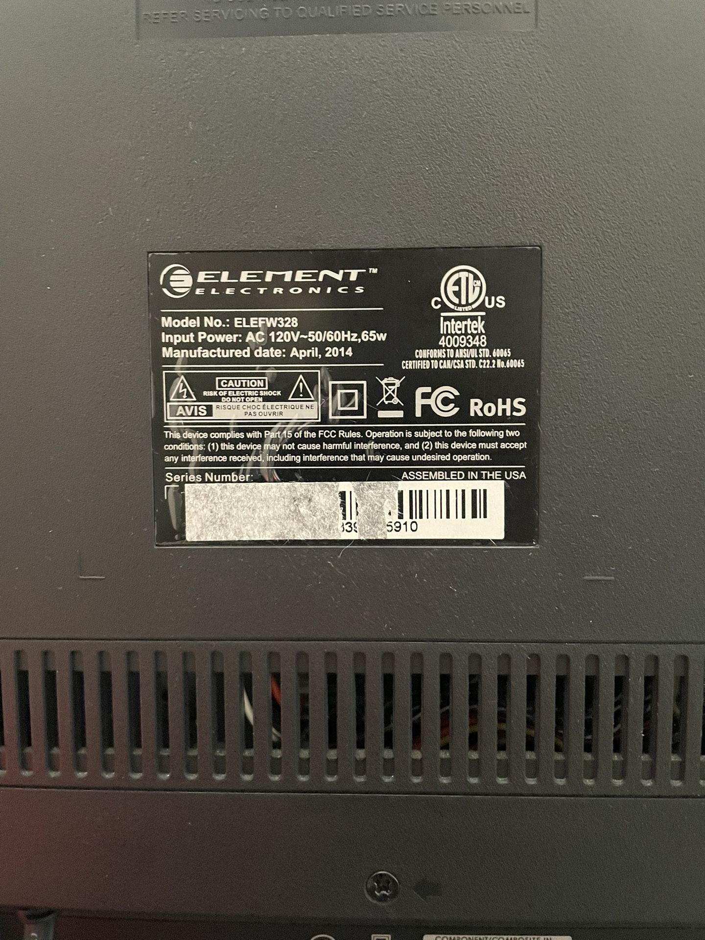 Element TV/monitor