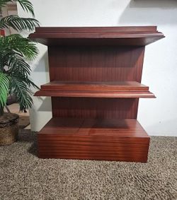 3 Tier solid wood shelf