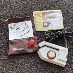 Vintage 1984 Norelco Folding Travel Iron Handheld  TI-65