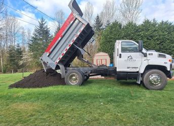 Garden Mix Topsoil Drain Rock Crushed Rock 