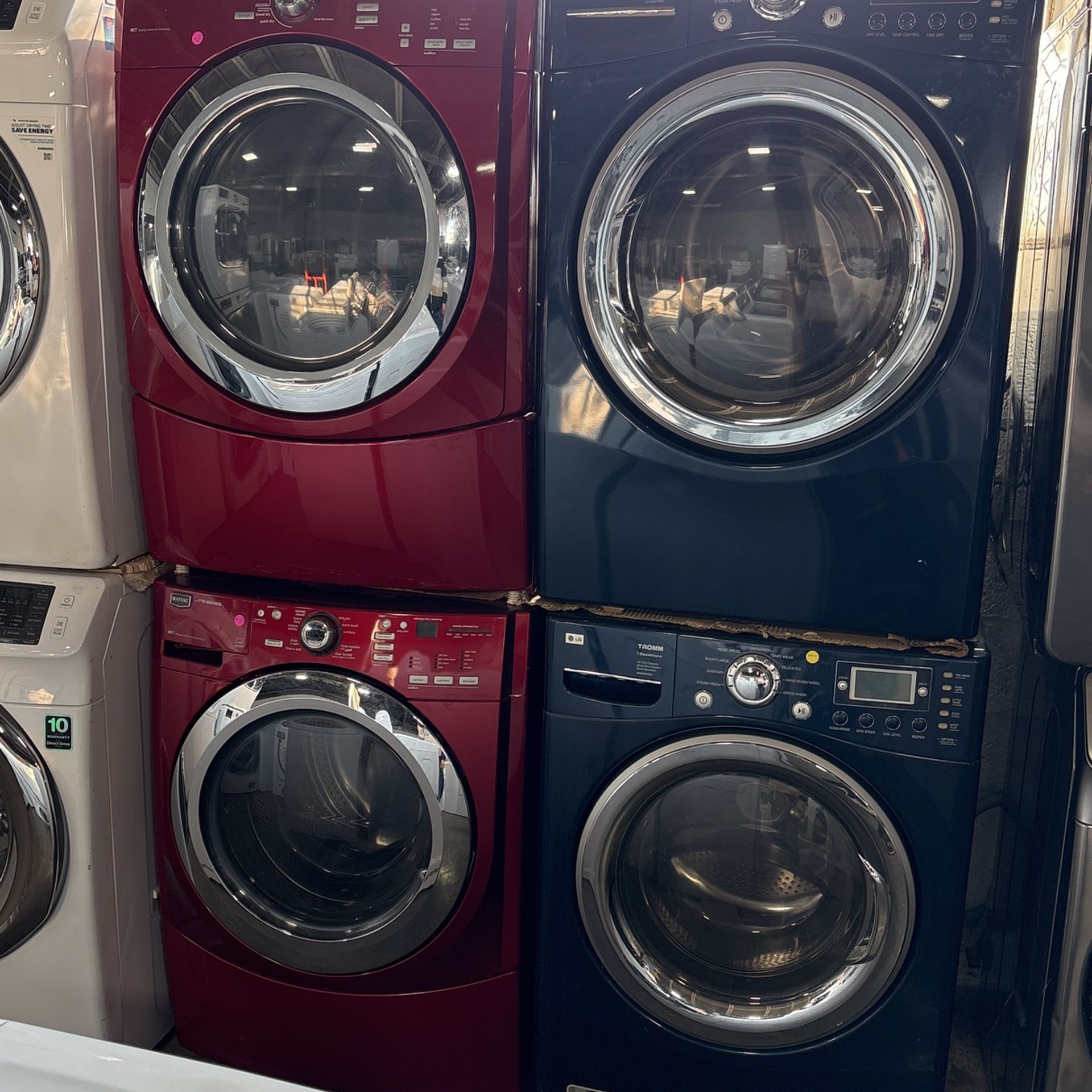 Washer and dryer