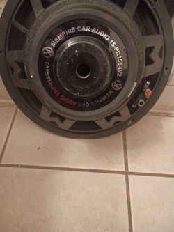 2 Memphis 15 inch speaker's