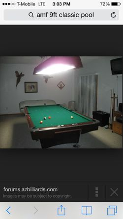 Slate Professional Pool Table