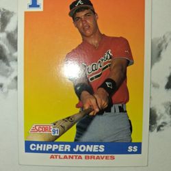 Chipper Jones.  Rookie Card